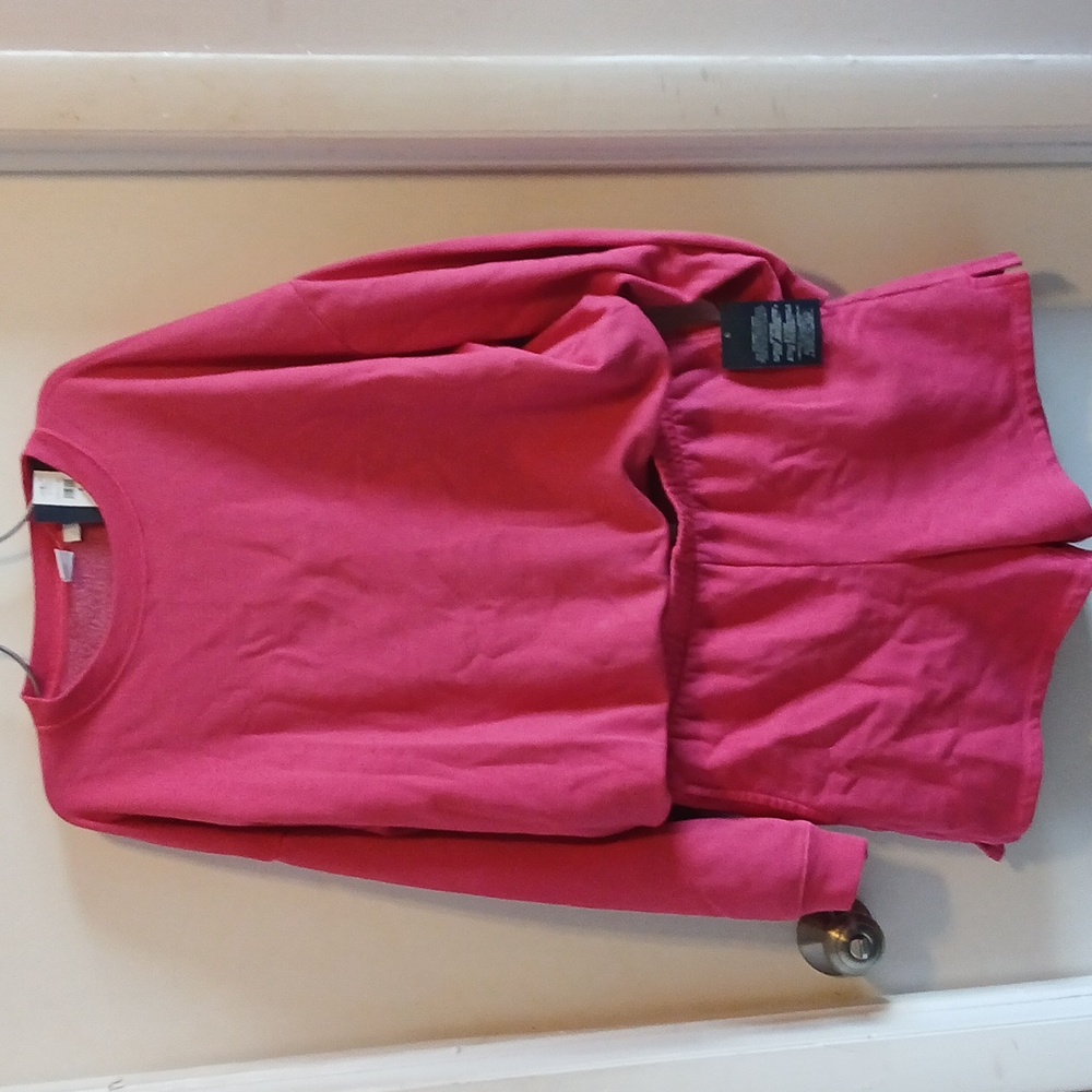 GAP Pink Long Sleeve Top and Shorts Sweat Set